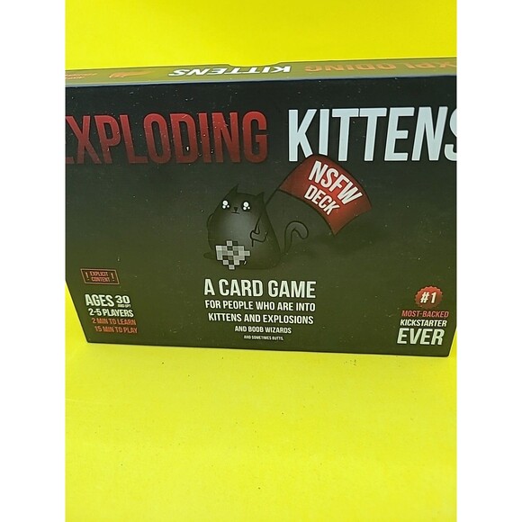 Exploding Kittens Not Safe For Work NSFW Edition Deck Card Game Deck Complete - Picture 3 of 11